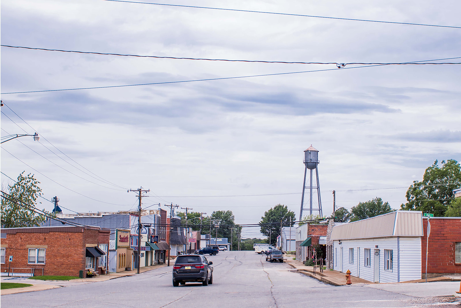 Downtown Stover main street